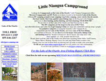 Tablet Screenshot of lakeozarkscampgrounds.com